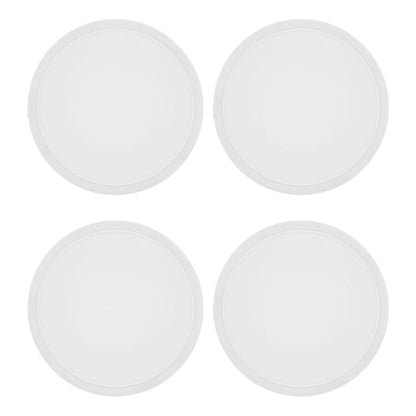 4pcs Castor Oil Pack for Breast Soft Reusable Castor Oil Breast Pads for Relaxing Soothing -White