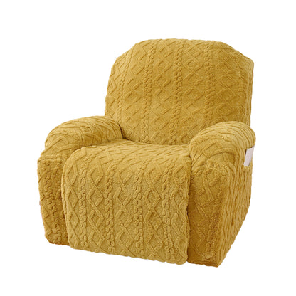 Stretch Recliner Chair Covers Sofa Slipcover Chair Spandex Soft Recliner Slipcover Furniture Protector -Yellow
