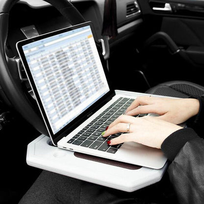 Portable Car Steering Wheel Tray Car Computer Laptop Stand