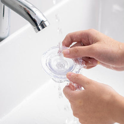Clear Powerful Vacuum Shower Suction Cup Hook Set