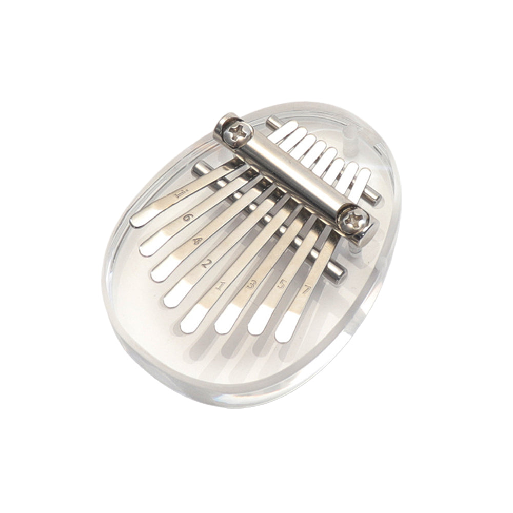 Mini Kalimba Thumb Piano Portable 8 Key Finger Keyboard Musical Instrument Pendant-Style 3
