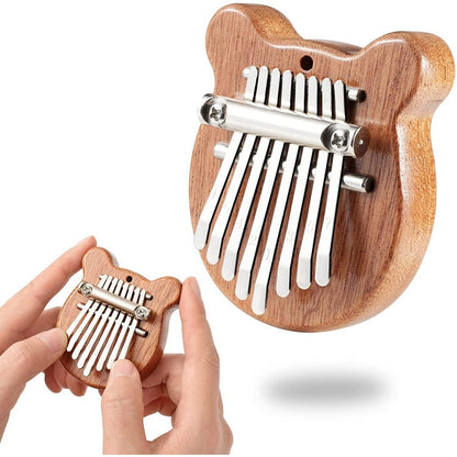 Mini Kalimba Thumb Piano Portable 8 Key Finger Keyboard Musical Instrument Pendant-Style 2