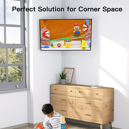 Full Motion TV Wall Mount Bracket Swivel Tilt
