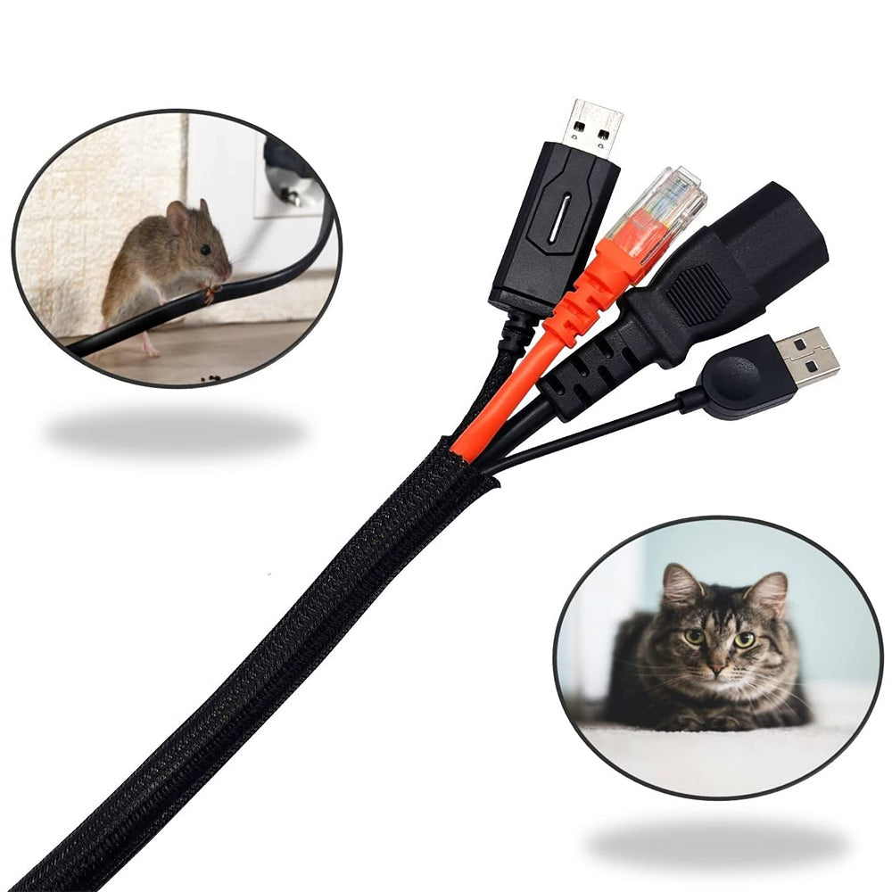 Expandable Braided Cable Sleeve Cord Wire Protector