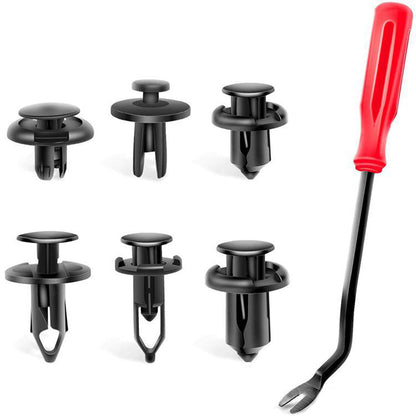 120PCS Car Bumper Retainer Clips Expansion Screws Replacement Kit