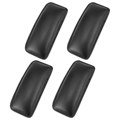 4Pcs Self-Adhesive Leather Car Knee Leg Elbow Pad Armrest Support Cushion Car Accessories