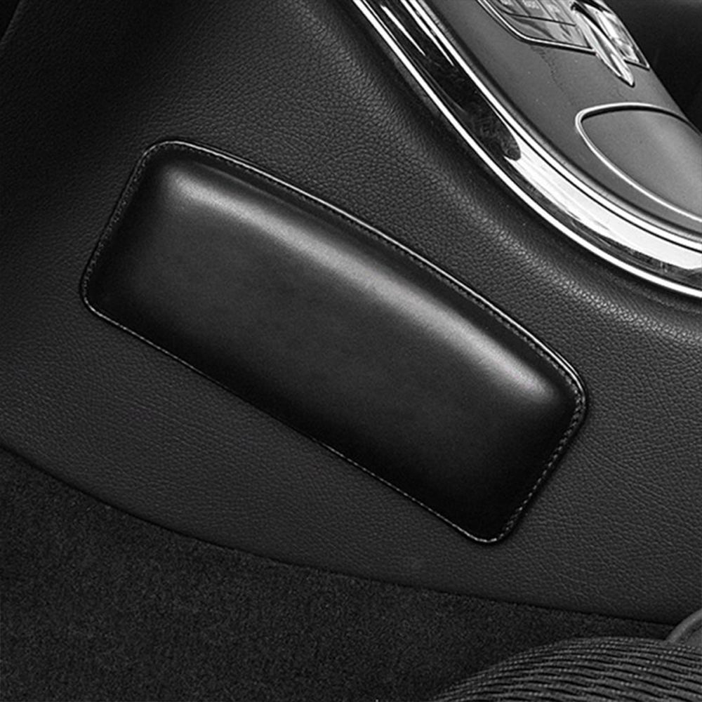 4Pcs Self-Adhesive Leather Car Knee Leg Elbow Pad Armrest Support Cushion Car Accessories