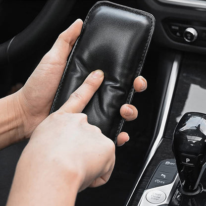 4Pcs Self-Adhesive Leather Car Knee Leg Elbow Pad Armrest Support Cushion Car Accessories