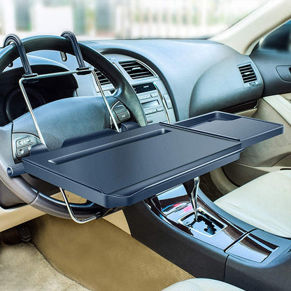 Portable Car Steering Wheel Seat Tray Car Computer Laptop Stand
