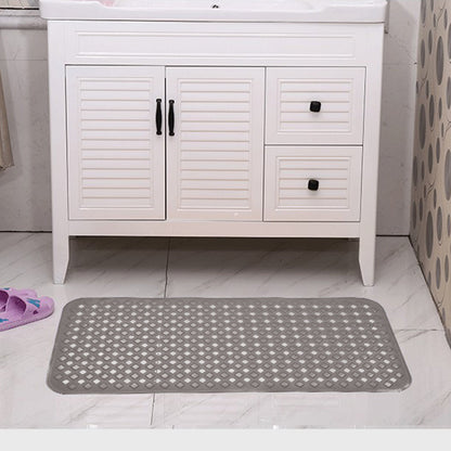 Bath Tub and Shower Mat Bathroom Non-slip Mat with Drain Hole and Suction Cup