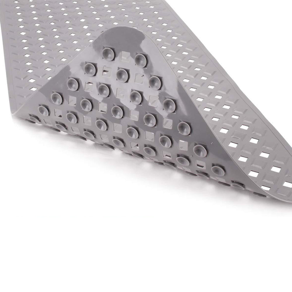 Bath Tub and Shower Mat Bathroom Non-slip Mat with Drain Hole and Suction Cup