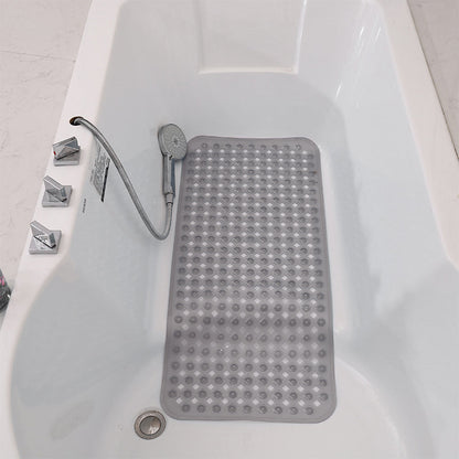 Bath Tub and Shower Mat Bathroom Non-slip Mat with Drain Hole and Suction Cup