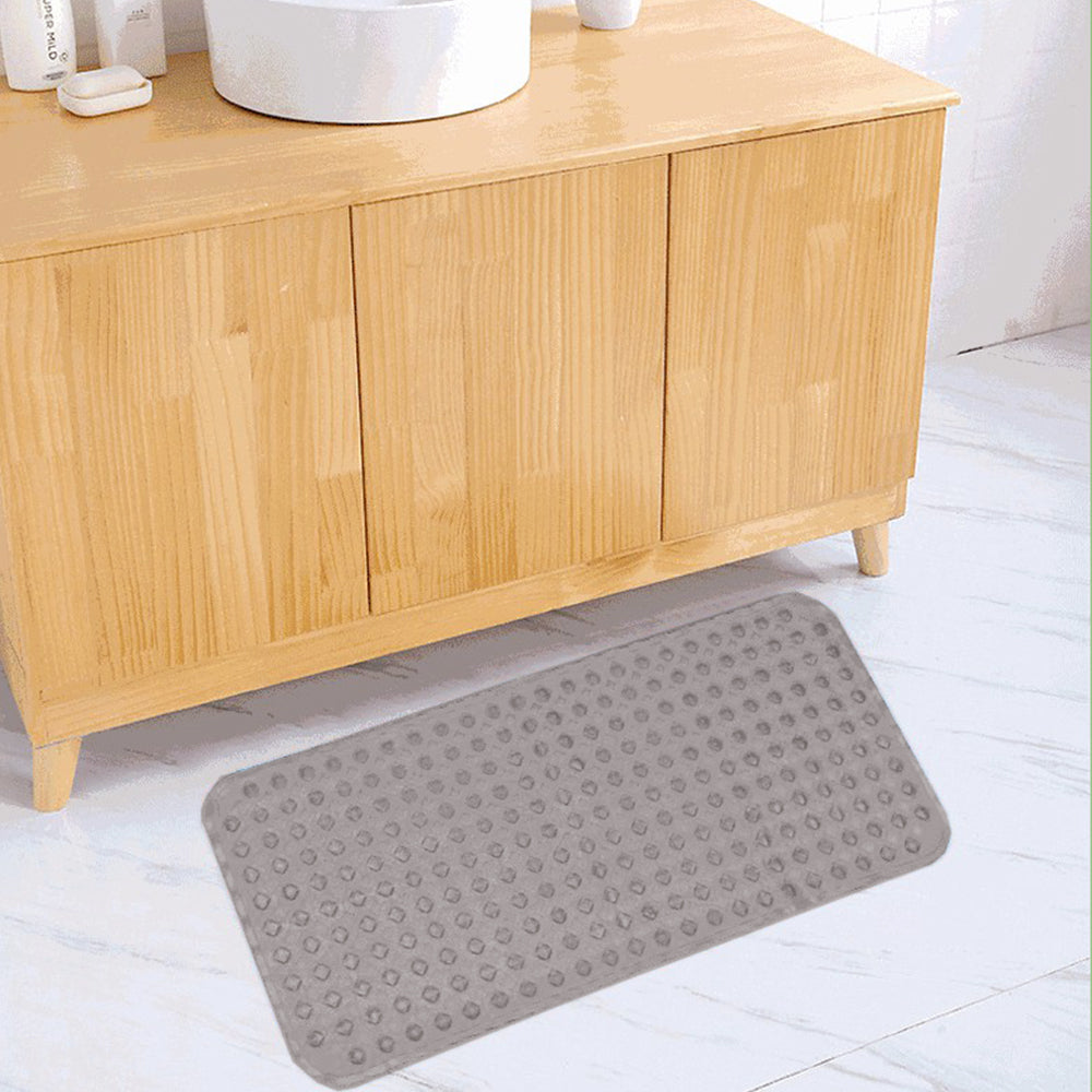 Bath Tub and Shower Mat Bathroom Non-slip Mat with Drain Hole and Suction Cup
