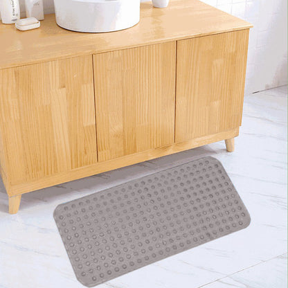 Bath Tub and Shower Mat Bathroom Non-slip Mat with Drain Hole and Suction Cup