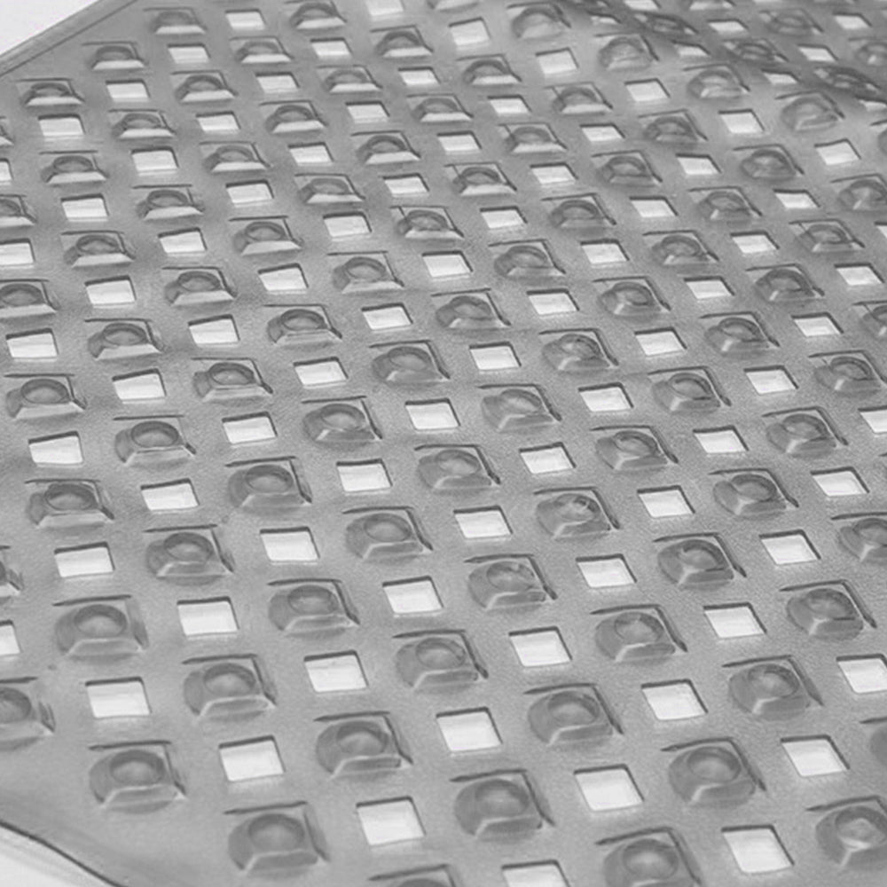 Bath Tub and Shower Mat Bathroom Non-slip Mat with Drain Hole and Suction Cup