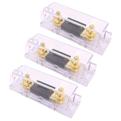 3 Pack 30A ANL Fuse Holder Kit Fuse Block