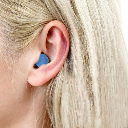 8 Pairs of Reusable Silicone Noise Reduction Earplugs