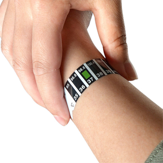 10pcs Set Forehead Fever Thermometer Strips for Children Adult