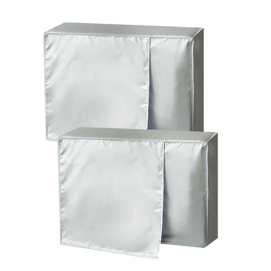 2pcs Air Conditioner Covers for Outside Unit Freeze Protection Cover Dust and snowproof -Style 1