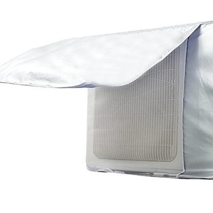 2pcs Air Conditioner Covers for Outside Unit Freeze Protection Cover Dust and snowproof -Style 1