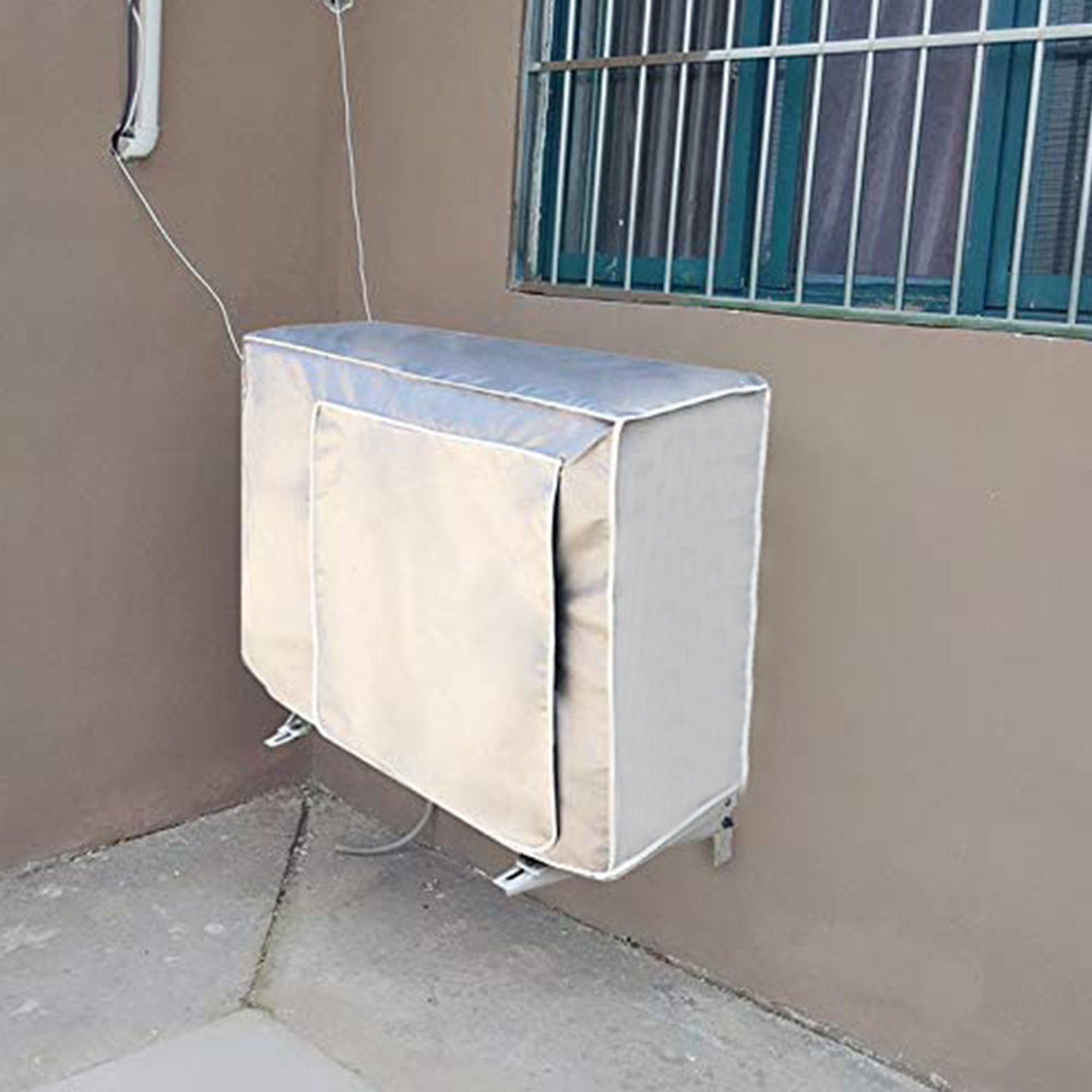 2pcs Air Conditioner Covers for Outside Unit Freeze Protection Cover Dust and snowproof -Style 1
