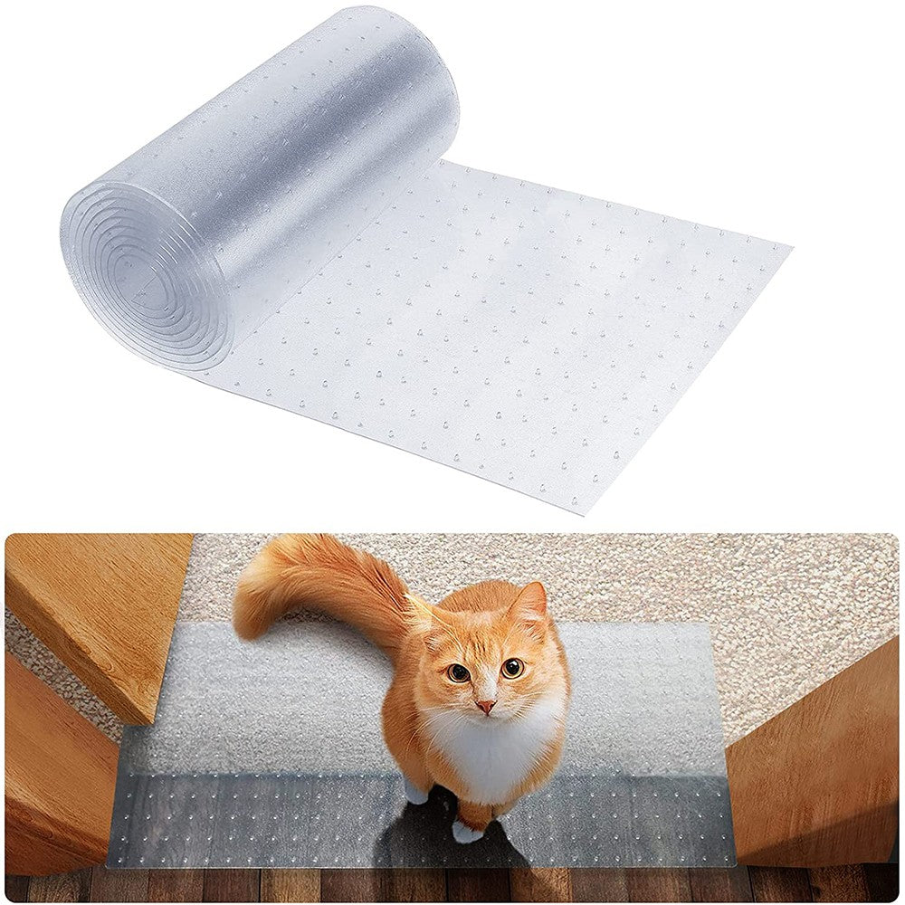 Clear Carpet Protector Cuttable Pet Scratch Stopper