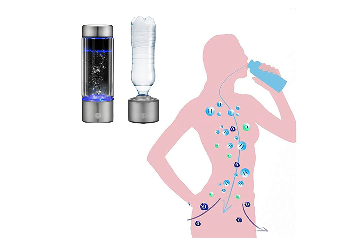 Hydrogen Rich Water Ionizer Generator Bottle Cup USB Portable Mug Water Generator
