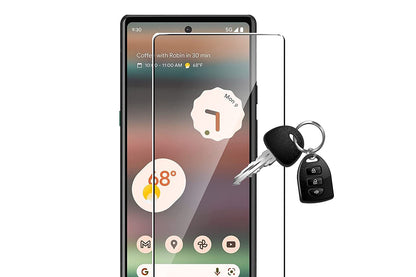 4Pcs Set Tempered Glass Screen Camera Lens Protectors Compatible with Google Pixel 6A