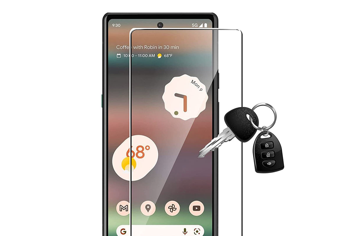 4Pcs Set Tempered Glass Screen Camera Lens Protectors Compatible with Google Pixel 6 Pro