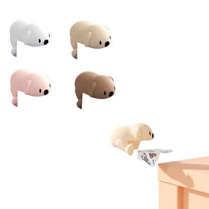 4Pcs Self-adhesive Cartoon Puppy Corner Protector for Baby Furniture Corner Guard Baby Proof Bumper