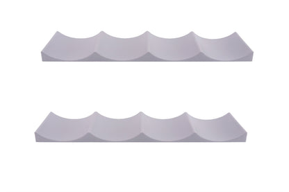 2Pcs Wine Fridge Organiser Beer Stacking Bottle Rack Kitchen Space Saving Can Holder-Dark gray