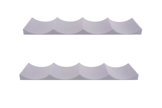 2Pcs Wine Fridge Organiser Beer Stacking Bottle Rack Kitchen Space Saving Can Holder-Dark gray