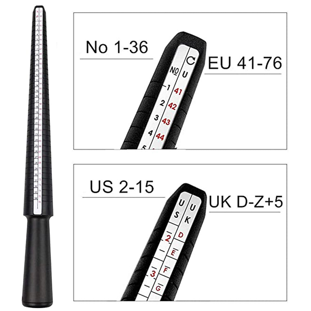 6Pcs Ring Measurement Tool  Ring Sizer Measuring Tool Set
