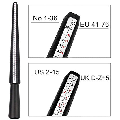 6Pcs Ring Measurement Tool  Ring Sizer Measuring Tool Set