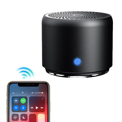 Portable Wireless Mini Bluetooth Speaker Mic Bathroom Shower Speaker Black