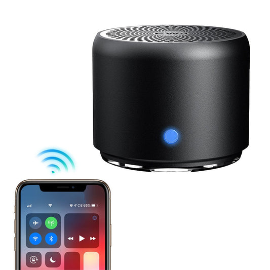 Portable Wireless Mini Bluetooth Speaker Mic Bathroom Shower Speaker Black