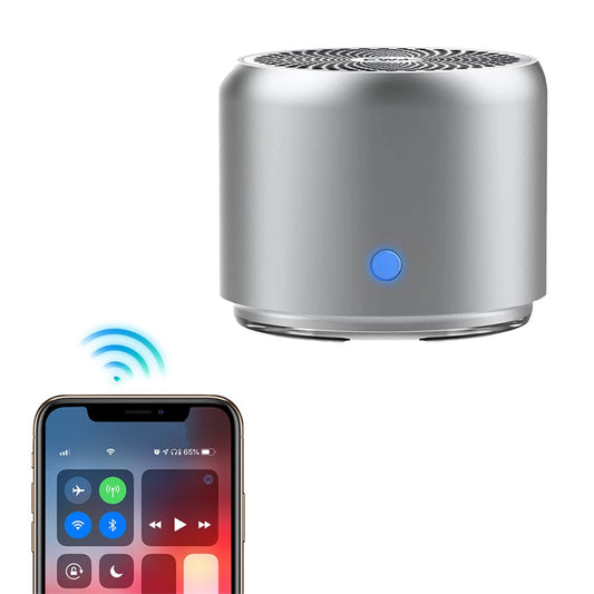 Portable Wireless Mini Bluetooth Speaker Mic Bathroom Shower Speaker Grey