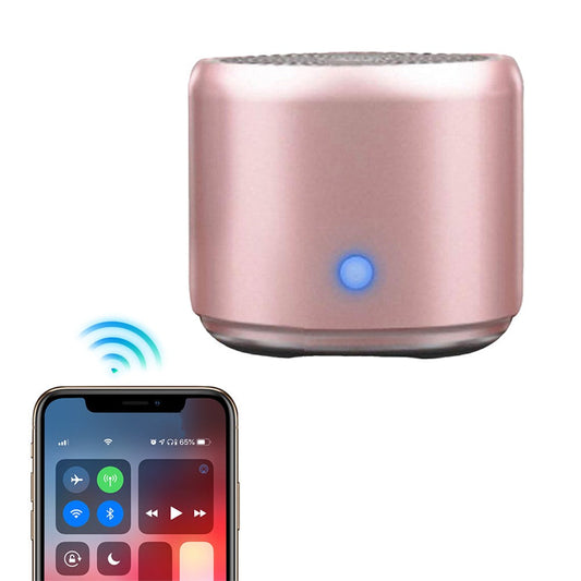 Portable Wireless Mini Bluetooth Speaker Mic Bathroom Shower Speaker Pink