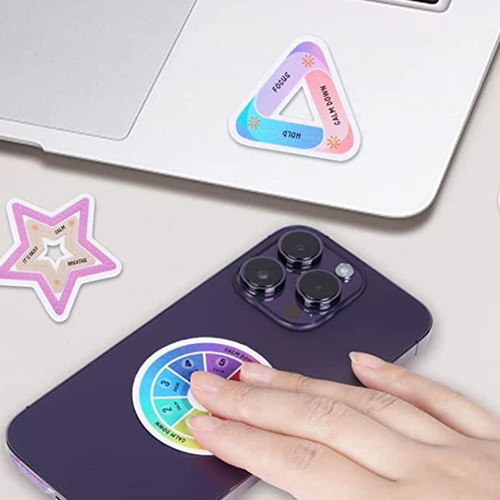 11Pcs Sensory Stickers Mindfulness Stickers Calming Strips Fidget Stickers