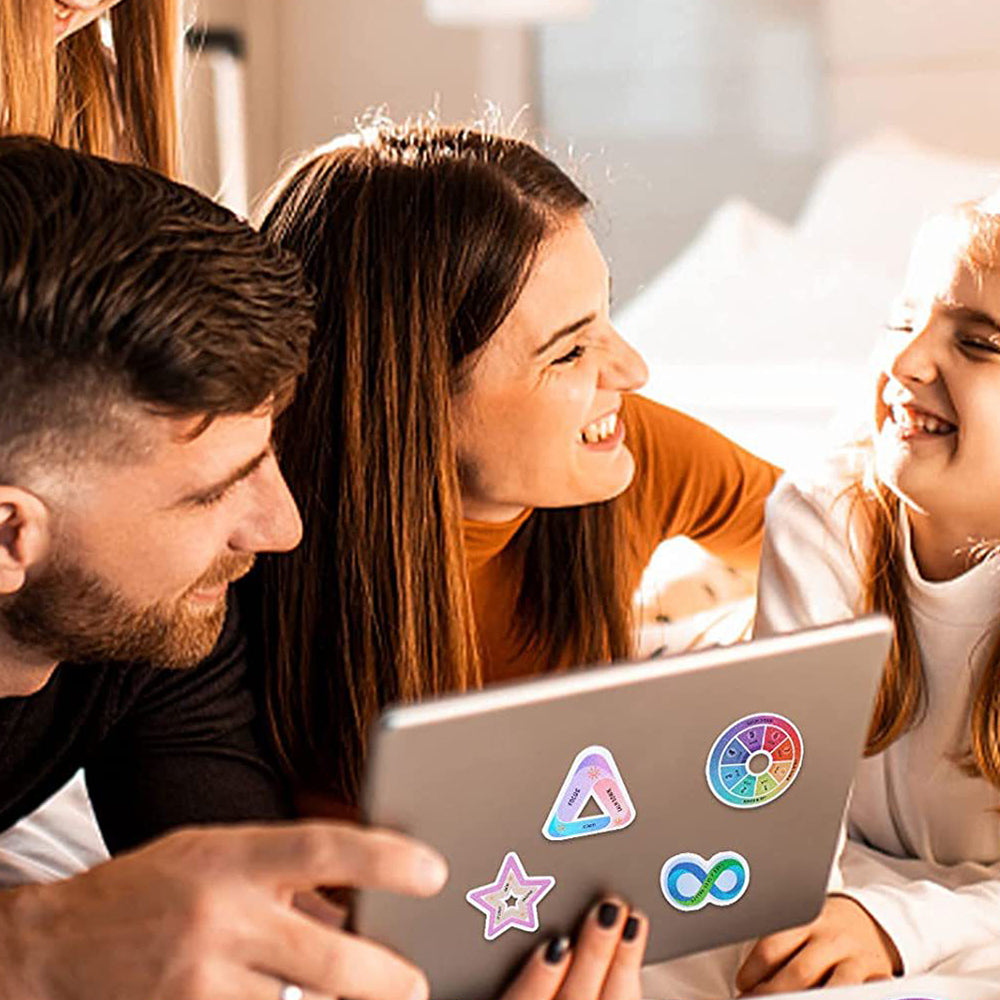 11Pcs Sensory Stickers Mindfulness Stickers Calming Strips Fidget Stickers