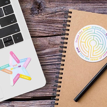 11Pcs Sensory Stickers Mindfulness Stickers Calming Strips Fidget Stickers