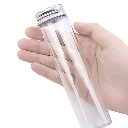 10Pcs Empty Sample Glass Bottles Test Tube Jelly Candy Bottles Wishing Bottles