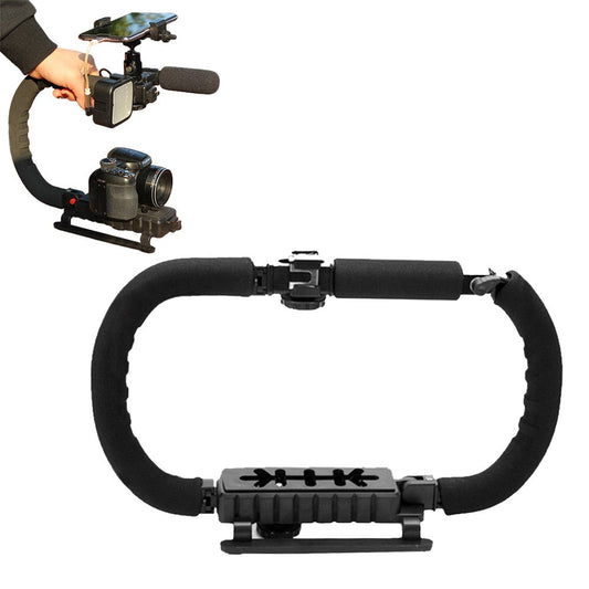 Foldable Camera Smartphone Stabilizer Handle Grip Handheld Video Rig