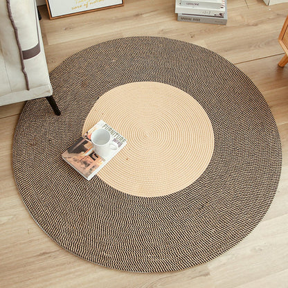 Braided Floor Mat Soft Jute Floor Mat for Home Room Office Style 2
