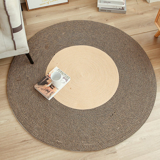 Braided Floor Mat Soft Jute Floor Mat for Home Room Office Style 2