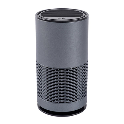 Portable Negative Ion Air Purifier Air Cleaner for Car Home Bedroom Grey