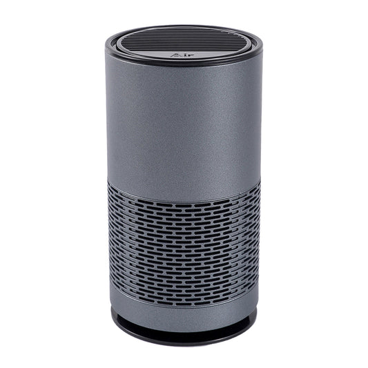 Portable Negative Ion Air Purifier Air Cleaner for Car Home Bedroom Grey