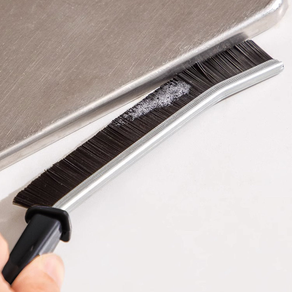 4Pcs Multifunctional Recess Crevice Cleaning Brush Household Gap Cleaning Brush Black