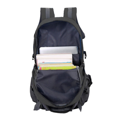 Water-resistant Hiking Backpack Travel Camping Outdoor Bag for Men and Women Black
