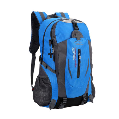 Water-resistant Hiking Backpack Travel Camping Outdoor Bag for Men and Women Blue
